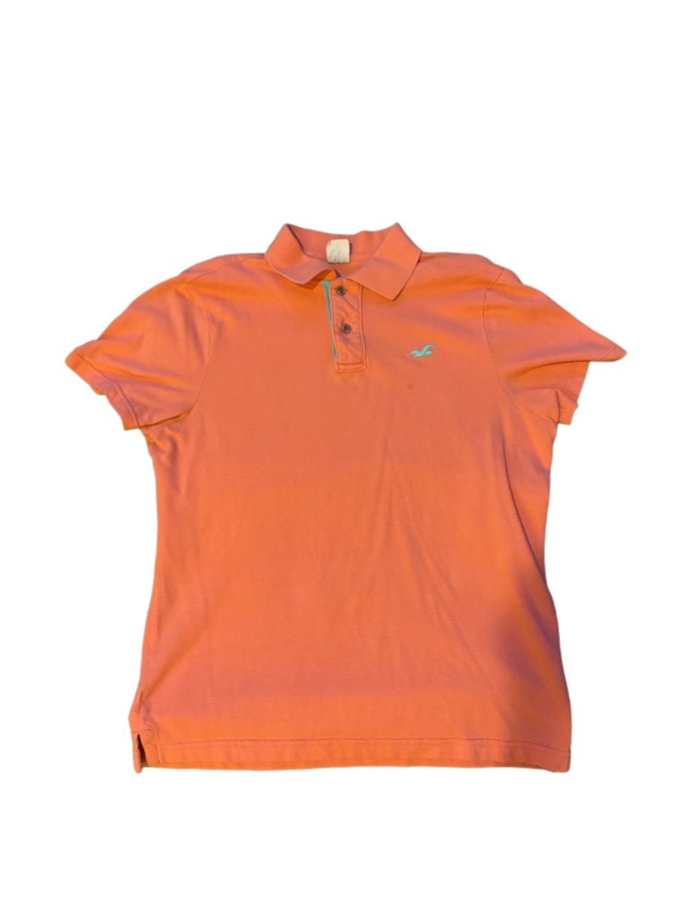 Hollister Bright Orange Polo Shirt